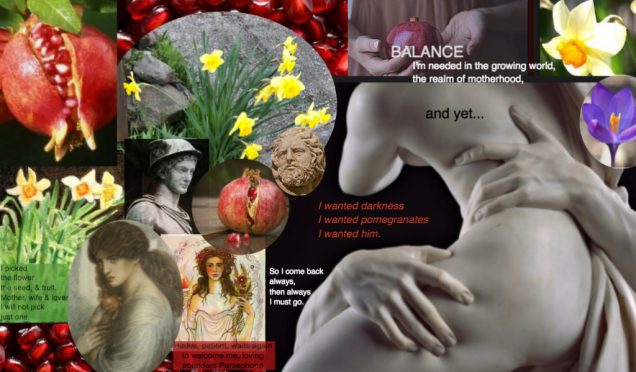 Persephone collage final Hades and Demeter